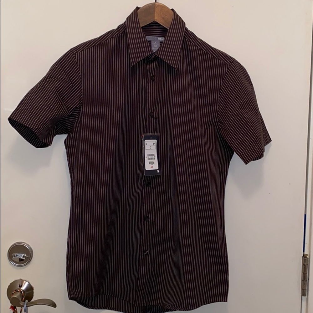 Mens H&M shortsleeved button up